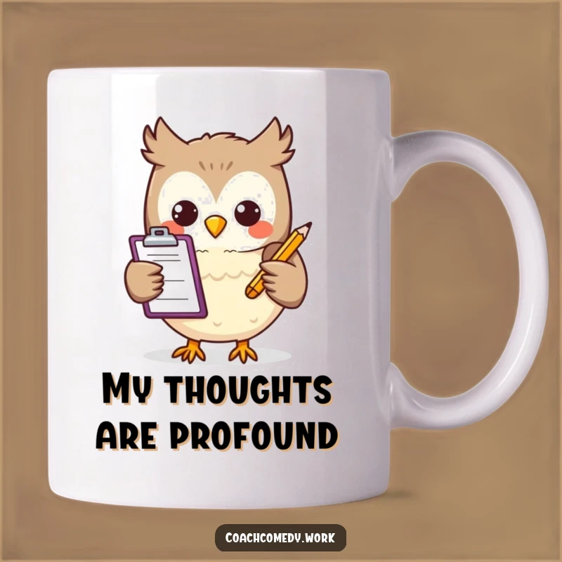 Funny Kawaii Owl Mug: The Wise Organizer, A Perfect Funny Gift for Busy Birds!