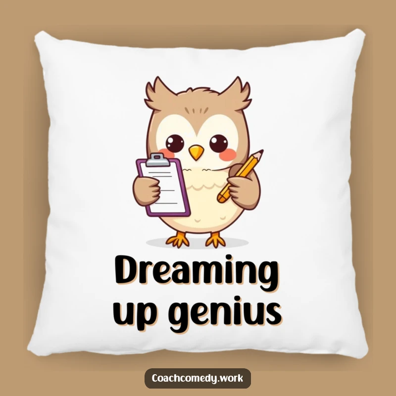 Funny Kawaii Owl Pillow: Cozy Comfort, A Whimsical Funny Gift for Your Couch!