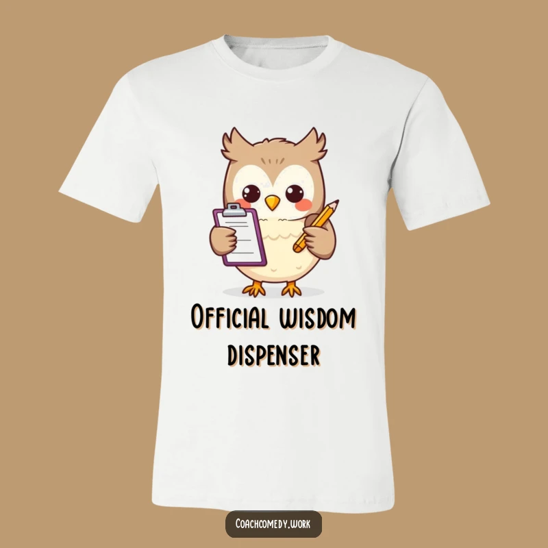 Funny Kawaii Owl T-Shirt: Wise Scholar Design, The Ultimate Funny Gift for Owl Lovers!